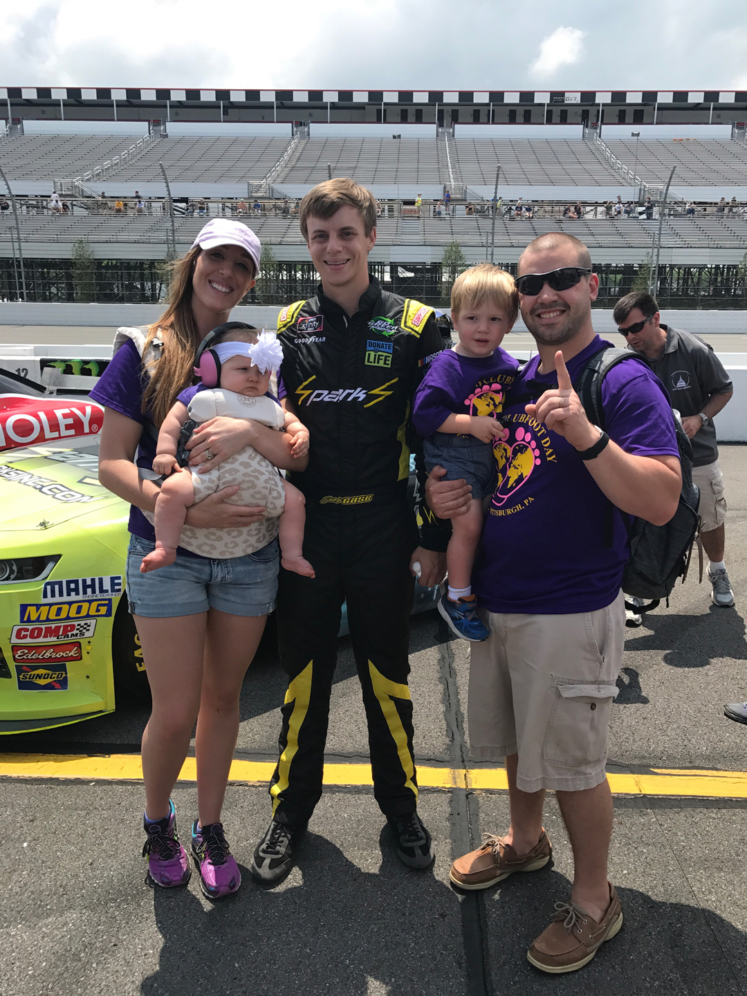 Joey Gase Races for Clubfoot Solutions