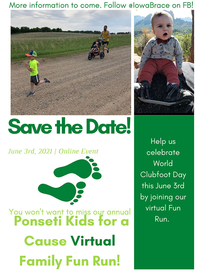 2021 Ponseti Kids for a Cause Virtual Fun Run